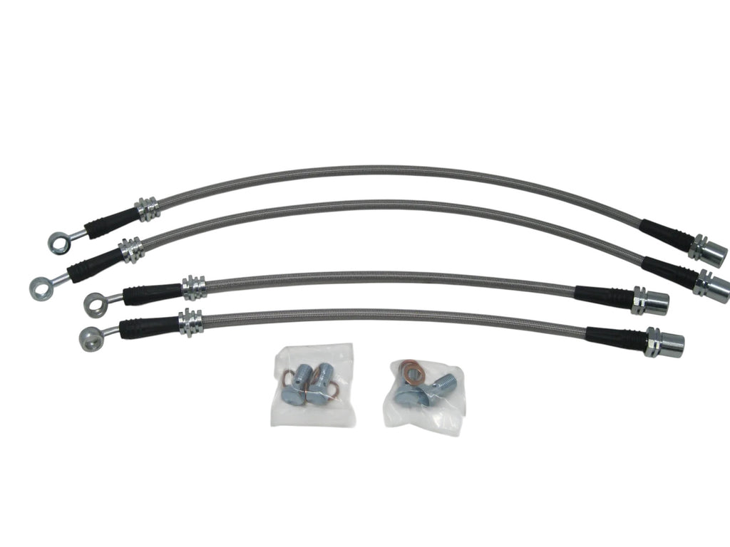 1985-1989 Toyota MR2 Braided Brake Lines - BLC-TOY-1200