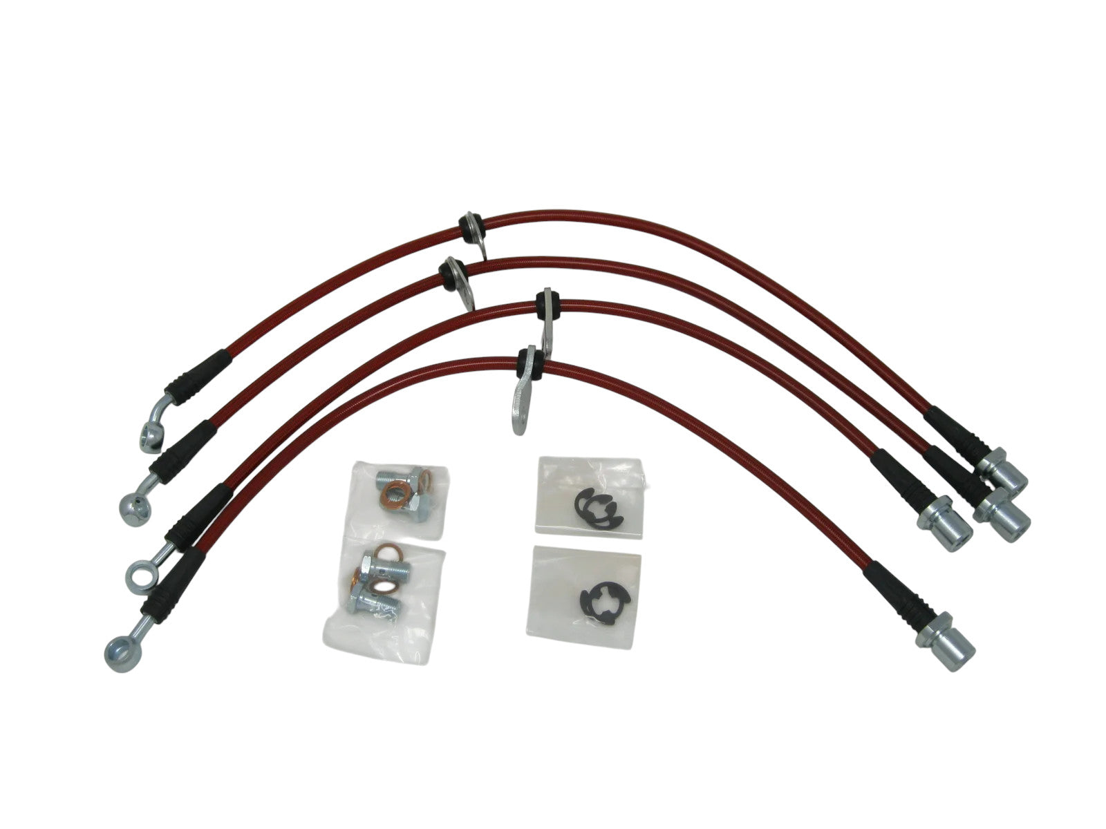 2008-2010 Subaru Impreza WRX STI Braided Brake Lines - BLC-SUB-1080