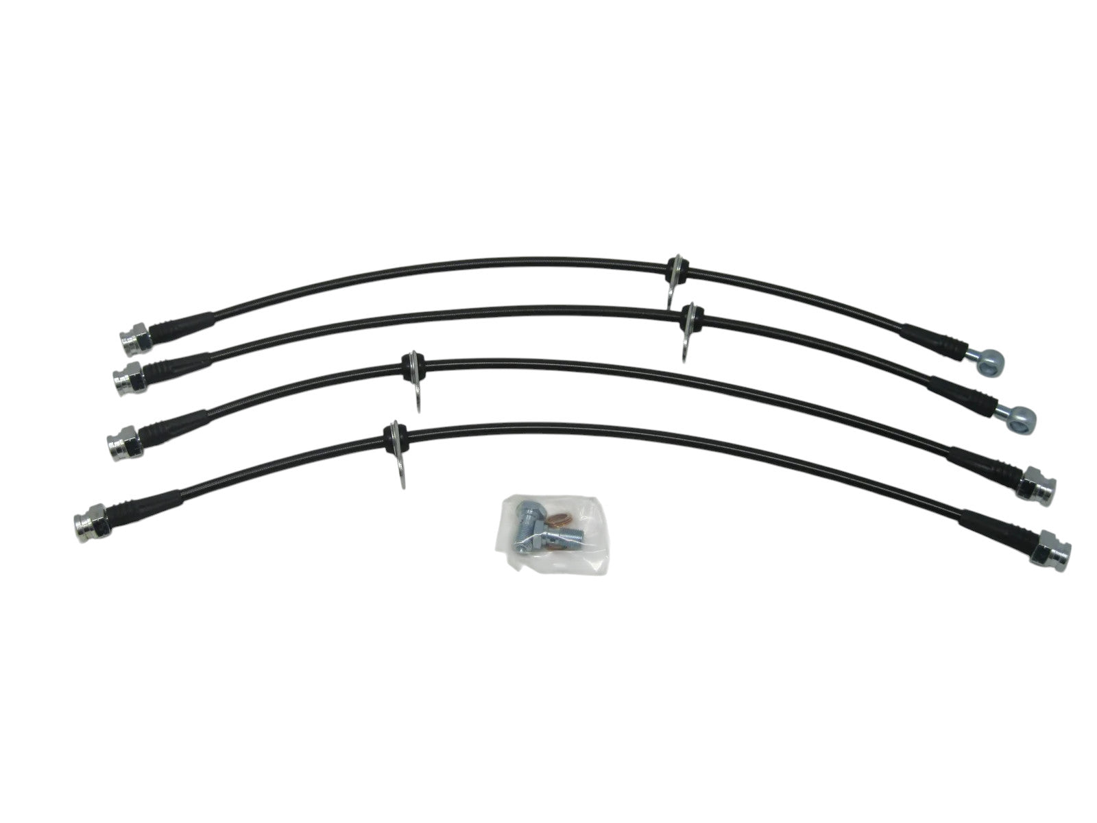 Mitsubishi Evolution Final Edition 2015 Braided Brake Lines - BLC-MIT-1025