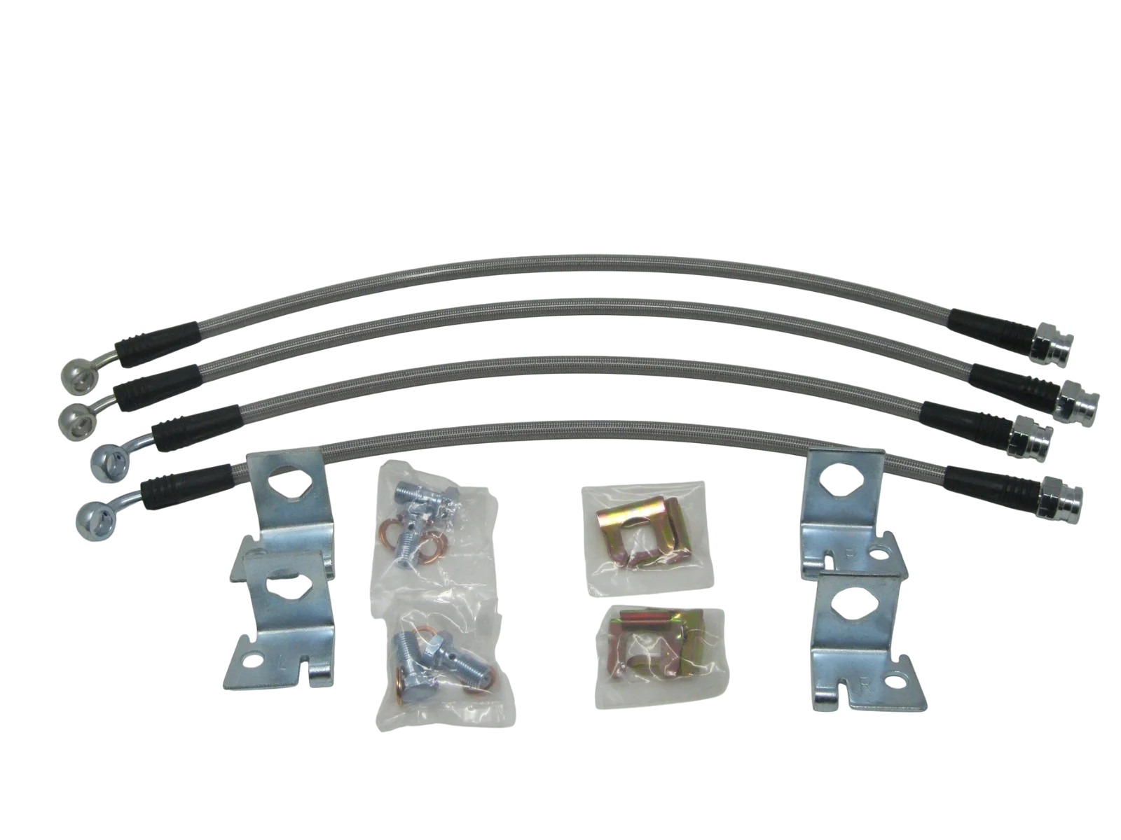 1997-2003 Chevrolet Corvette Braided Brake Lines - BLC-COR-1200