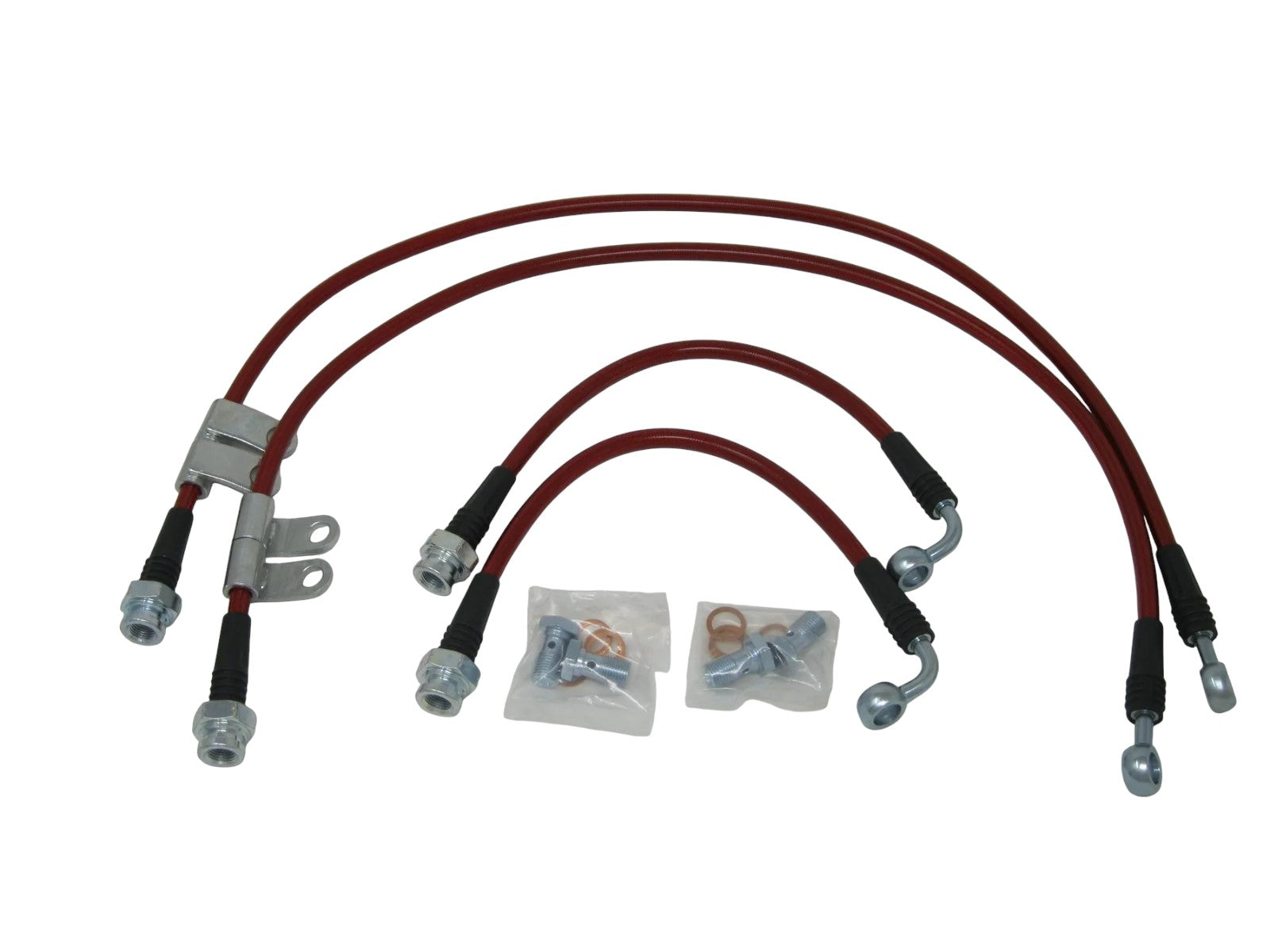 NISSAN 350Z 2003-2008 Braided Brake Lines - BLC-NIS-1330