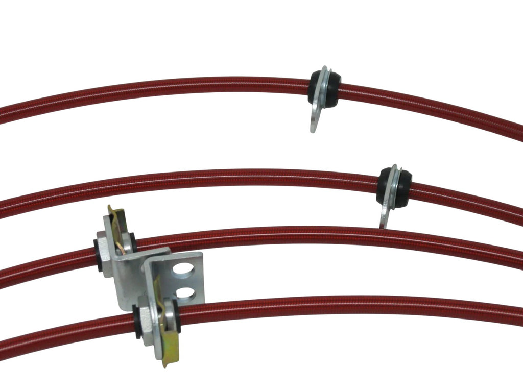 2009-2019 Toyota Corolla (R Disk) Braided Brake Lines - BLC-Toy-935